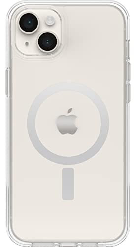 OtterBox Symmetry Clear Case for iPhone 14 Plus, Shockproof, Drop proof, Protective Thin Case, 3x Tested to Military Standard, Antimicrobial Protection, Clear - Non-Retail Packaging