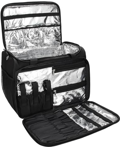 Professionelle Friseur Tasche, Friseur Tasche, Toiletten Reisetasche, Kosmetik Schönheit Friseur Tasche mit Schultergurt, Haar Make-up Salon Organizer Tasche Isolierung Material