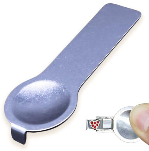 Fablinks Italian Charm Bracelet Tool, Stainless Steel Charms Opening Tools, Easy Opener Compatible with Standard 9mm Link Bracelets