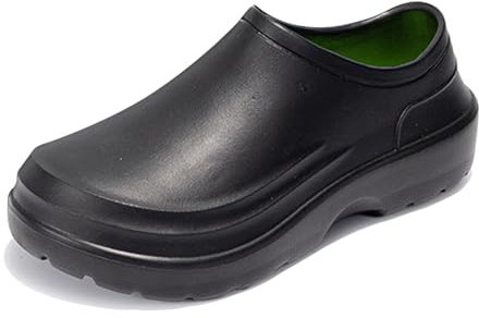 Générique Chaussures De Travail Homme Fermé pour Cuisine Et Hôpital Sabots De Jardin Antidérapants Imperméables Respirant Confortable Souple Clogs Épaisse Décontracté Intérieur Extérieur Mules