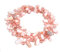 BRANDELIA Collares Largos de Colores Mujer Bisutería de Nácar y Perlas de Cristal, Rosa