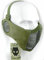 ATAIRSOFT Tactical Airsoft CS Demi-Masque de Protection en Nylon avec Masque Anti-Bruit OD Vert