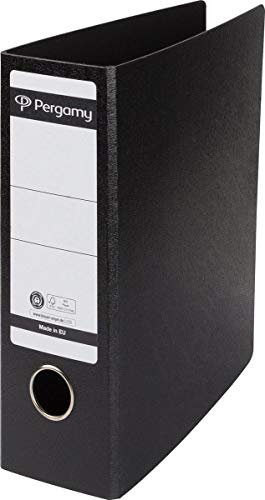 Pergamy 900902 Ordner A5 hoch 8cm schwarz