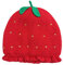 ACVIP Baby Winter Mütze Rote Erdbeere Mädchen Strickmütze Kinder Warme Wollmütze(Kopfumfang:52cm-54cm)