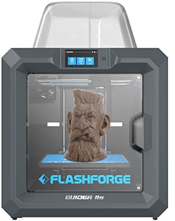 Flashforge 3D Printer Guider IIS/2S with On-line Camera and Filter Screen,Auto-Leveling,Resume Printing,300℃ Heating Nozzle,Wireless Printing,Air Filter,Suggested Filament:ABS/PLA/ASA/PETG/PA
