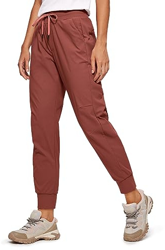 CRZ YOGA Joggers de randonnée légers 70cm | Athlétique, Voyage, Durable, Poches, pour Femme