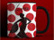 Taza flamenca personalizada, taza bailarina, taza bailaora, taza flamenco personalizada con nombre