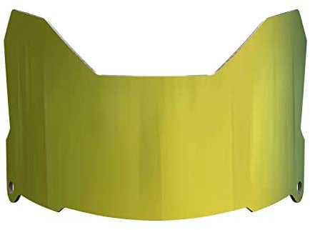 Football Facemask Visor - Color Tinted Eye-Shield for Football Helmet (GY-FV228B Gold)