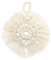 Trimits Make Your Own Macramé Kit, Festive Cream Wreath,10 x 10cm