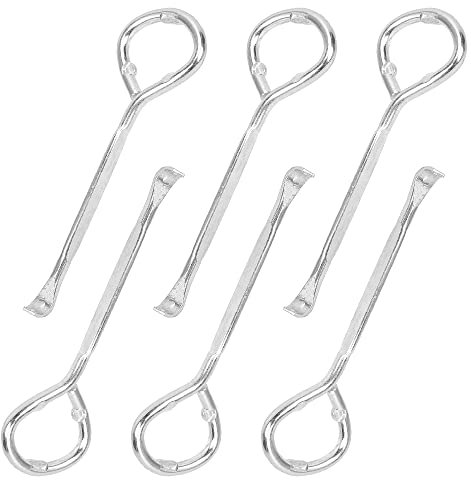 6 Pcs Paint Can Opener Steel Can Opener Multi Purpose Steel Beer Jar Tin Manual Opening Tool for Paint Can Varnish Bucket Paint Bucket Bottle Opener