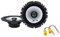 Kit 2 Casse Coassiali ALPINE SXE-1725 Anteriori compatibili con Fiat Punto 188 2 Serie dal 1999 al 2005 + 2 Connettori