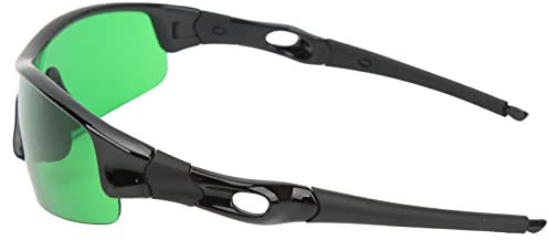 Kufoo Grow Room-Brille, Bequem zu Tragende UV-Schutzbrille, Nasenschienen-Design, UV-Schutz, Tragbar für Gewächshaus (Grün)