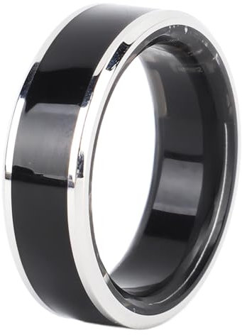 Fitness Smart Ring, Smart Health Ring, Smart Ring Health Tracker für Frauen und Männer, zeichnet kontinuierlich Schlaf qualität, Herzfrequenz, Temperatur und Schritt zähler auf