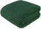 Cottonmarket Decken 170x210 cm - Zweiseitig Tagesdecke - Kuscheldecke Flauschig für Wintergarten und Balkon - Blanket für Terrasse - Gartenmöbel Überwurfdecke - Felldecke Butalgrün