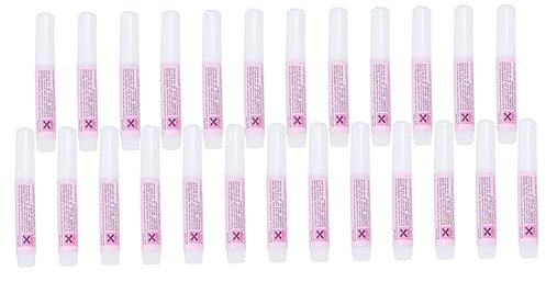 Housoutil 25pcs 2g Acrylic Nail Glue Bulk Quick Bonding Manicure Glue for Nail Tips and Decorations Home and Salon Use