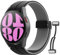MoKo Cinturino Compatibile con Samsung Galaxy Watch 7 FE 6 5 4 40mm 44mm/Watch 6 Classic 43mm 47mm/5 Pro 45mm/4 Classic 42mm 46mm, Cinturino di Ricambio in Silicone con Fibbia Magnetica, Nero/Grigio