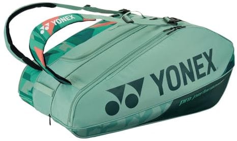 YONEX pro Racquet Bag 12pcs Schlägertasche Grün - Orange