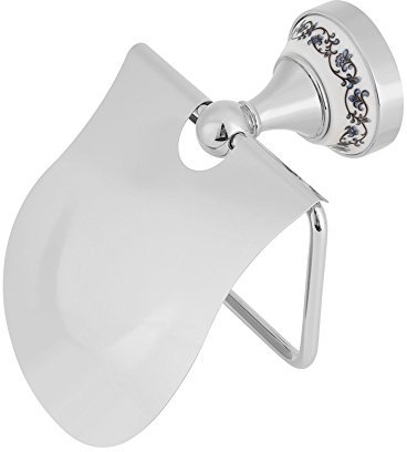 Porta carta igienica, Porta carta igienica anti-gatto 1 pezzo Lucido impermeabile da parete, Porta carta igienica argento per bagno dell'hotel