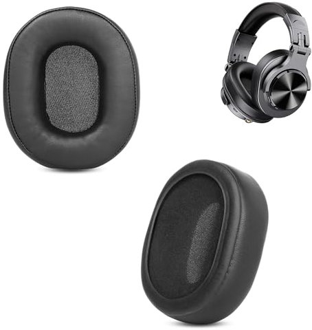 HAIZEEN Ohrpolster Kompatibel mit OneOdio A71 A70 Bluetooth Kopfhörer Ohrpolster Ersatzkissen (Proteinleder/Memory-Schaum)