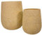 NATINDESIGN Terracotta Blumentopf 2er Set XXL Blumentopf Groß für In- und Outdoor | Bali, Indonesien, Mediterran Stil | Terrakotta Töpfe Groß Design Töpfe Terracotta Optik