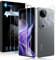 Aerku 2 Piezas 3D Cobertura total Protector de Pantalla para Vivo V40 5G con 2 Piezas Protector de Lente de Cámara, 9H Ultra Resistente Cristal Templado