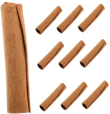 ULTECHNOVO Zimtkerzen mit Zimtstangen für Duftdiffusor Kerzendekoration und Aromatherapie für Festliche Anlässe und Gemütliche Atmosphäre zu Hause