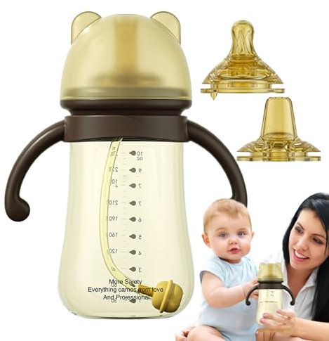Tasses girotées paille - tasse d'entraîneur de consommation de bébé résistant aux fuites | Nouveaux-nés en bouteille d'ergonomique, SIP doux de paille flexible, solution anti-colique pour le confort d