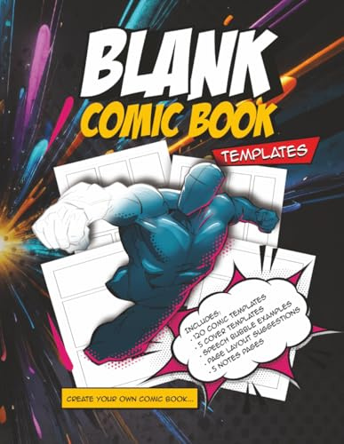 Blank Comic Book Templates - Create Your Own Comic Book