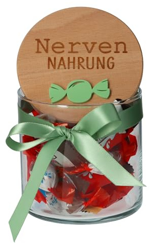 Goodtimes Geschenkglas Nervennahrung Pastel Mint 530ml