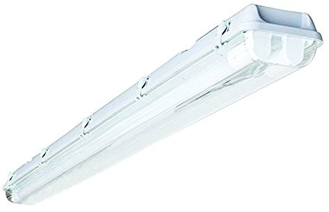Plafoniera per 2 Tubi Neon Led 156x11,5x7cm IP65 Potenza 2x58W 39.PFL0215 Life