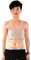 BaronHong Cosplay Frauen Trans Lesben Tomboy Gummiband Strapless Top Brust Binder Brust Wrap (grau, L)