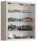 VCM Bois Verre Suspendu vitrine Murale collectionneur vitrine Mandosa S Bois Verre Suspendu vitrine Murale collectionneur vitrine Mandosa S Blanc