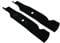 2 X 48,5 CM Lames pour tondeuses MTD - 742-0610/742-0675/742-04084/742-0646