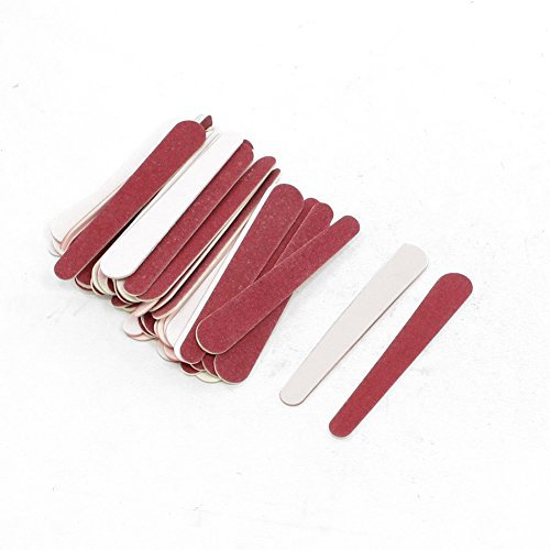 SuplutuX dvgsb HIWU Red and white nail rub strip, Acrylic