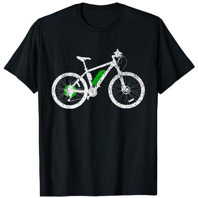 E-Bike T-Shirt - Elektro-Fahrrad und Pedelec Cycle Design T-Shirt
