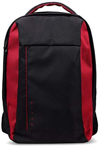 Acer NBG810 Nitro Backpack - for All 15.6 Gaming Laptops, Travel Backpack, Organized Pockets for All Gear,Black