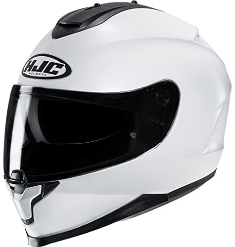 HJC Unisex – Erwachsene C70 Motorradhelm, Weiß, XXL