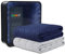 Degrees of Comfort Coolmax Weighted Blanket with Washable Cover Twin Size | 1 x Cozyheat Minky Plush Cover Included, Micro Glass Beads Technology | 48x72 12 lbs Navy