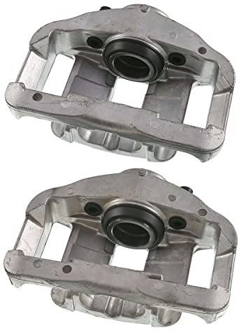 Frankberg 2x Bremssattel Bremszange Vorne Links Rechts AluM.i.n.ium Kompatibel mit 5er E60 5er Touring E61 6er E63 6er Cabriolet E64 7er E65 E66 E67 Replace# 34116753660