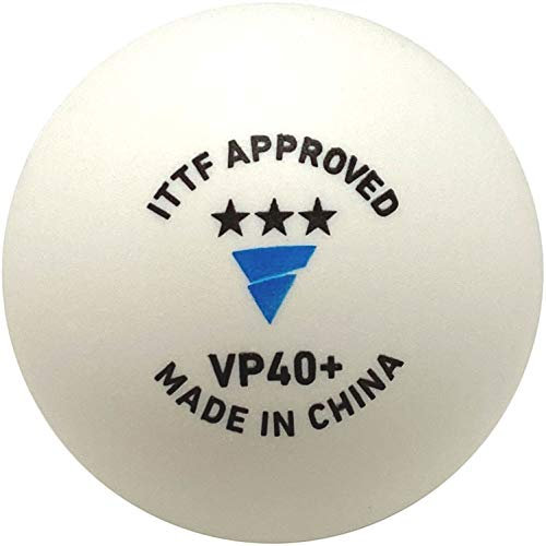 VICTAS Ball VP40+ *** 3er, weiß