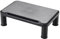 Q-Connect Monitorständer Monitor-Raiser aus Kunststoff / 3 Höhenverstellbare/Monitor Stand - Monitor Ständer/mit Aufbewahrungsfunktion/Tragkraft max. 20 kg/Maße: 38 x 24 cm