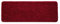 MIULEE Teppich Badematte Badezimmerteppich Bettvorleger rutschfest Badteppich Badvorleger Saugfähige Duschvorleger Waschbar Fussmatte für Wohnzimmer Schlafzimmer Badezimmer 45x120 cm Rot