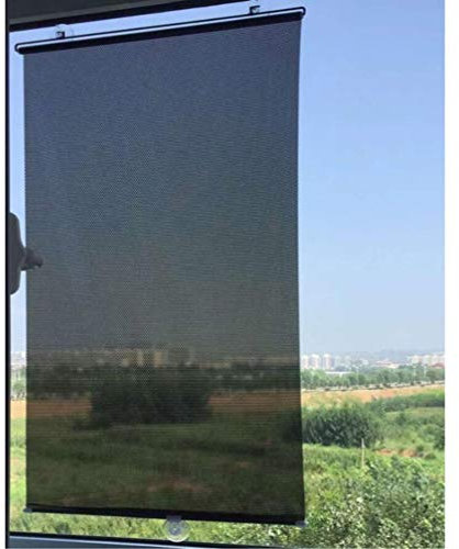 VICASKY Estores Enrollables Sin Taladrar Persianas Exterior Stores Ventanas Estor Opaco Tela Opaca Oscurecedora con Ventosa Cortina De La Cubierta Ventana Temporal Cortinas Oscurecimiento Apagón