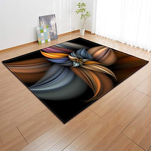GQYJMSJS Teppich Wohnzimmer Klassische Blumen 200 x 300 cm Hochwertiger Wohnzimmerteppich,Schlafzimmer Teppich,Home Modern Kurzflor Teppich - für Wohnzimmer, Kinderzimmer oder Flur Läufer