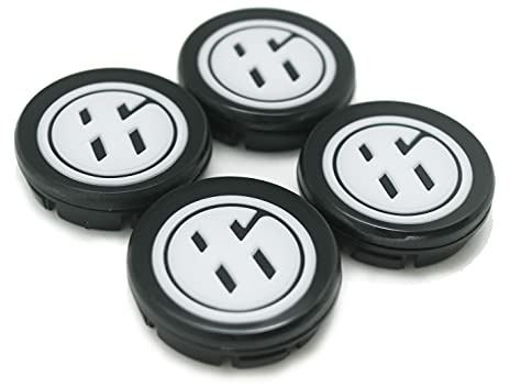 Replacement Alloy Wheel White Hubs Center Caps Cover Compatible with GT86 FRS BRZ 18 Only