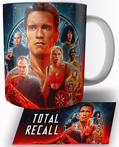 Total Recall Arnold Schwarzenegger Keramik Becher 325ml Tasse Mug