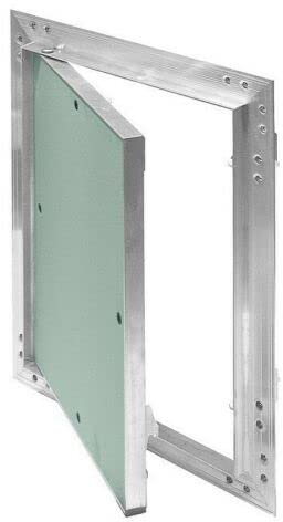 Plasterboard Access Panels with Aluminium Frame Inspection Hatch Revision Door All Size (KRAL - 6 (250 X 300))