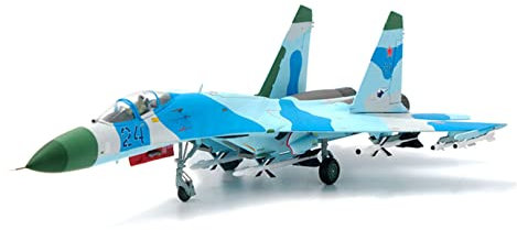 FMOCHANGMDP Flugzeug Legierung Modelle, 1/72 Skala Su-27 Flanker Russische Luftwaffe 1992 Modelle, Spielzeug Und Geschenke, 12 X 8.1Zoll