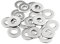 Rondelles Metal M8, Rondelles Plates MeHurr 20 Pièces, Rondelle Inox M8 x 20mm, Rondelle en 304 Acier Inoxydable, Penny Rondelles pour Vis et écrous