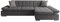 Mirjan24 Ecksofa Montana Sale mit Regulierbare Armlehnen, Eckcouch, L-Form Sofa, Wohnlandschaft, Couch, Farbauswahl (Lux 06 + Lux 06 + Lux 05, Seite: Rechts)